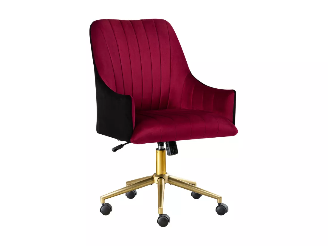 Fauteuil De Bureau Réglable En Hauteur, Chaise Pivotante En Velours