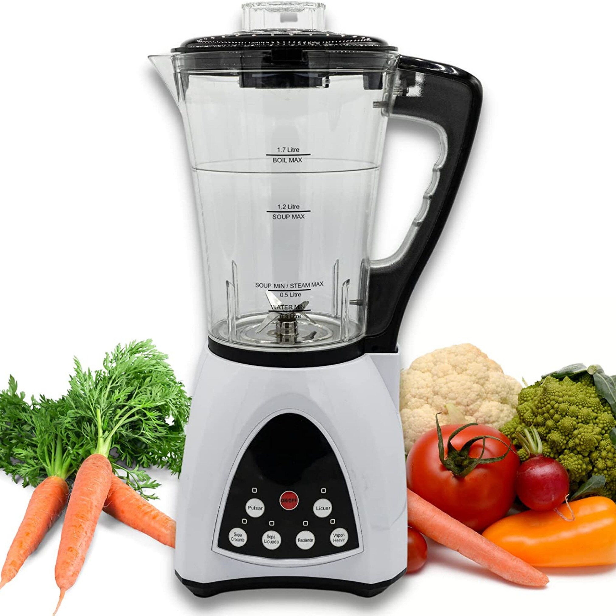 Best Direct® Standmixer mit Kochfunktion - Küchenmaschine Multi Robot