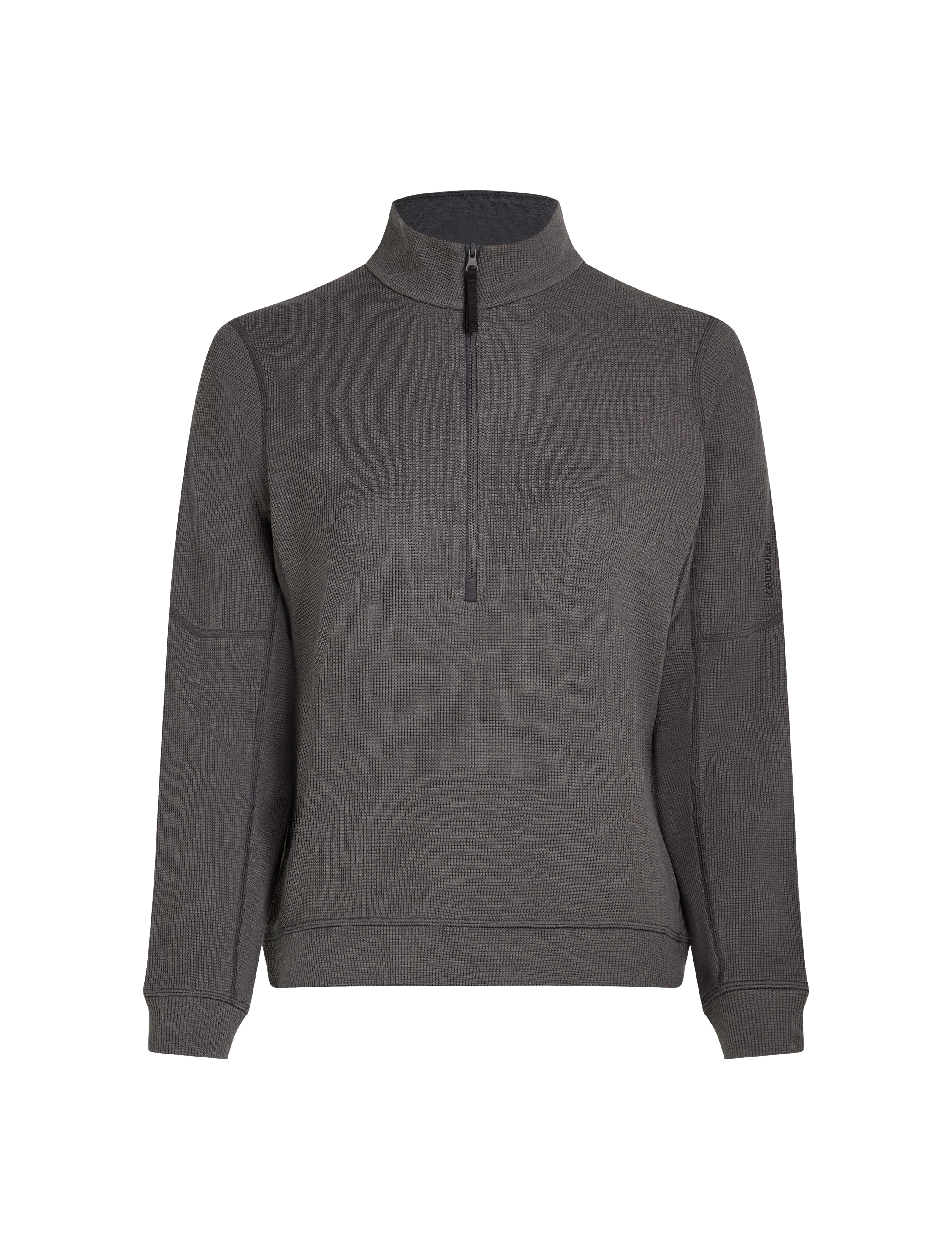 W Merino Blend 260 Waffle Knit Wander LS Half Zip