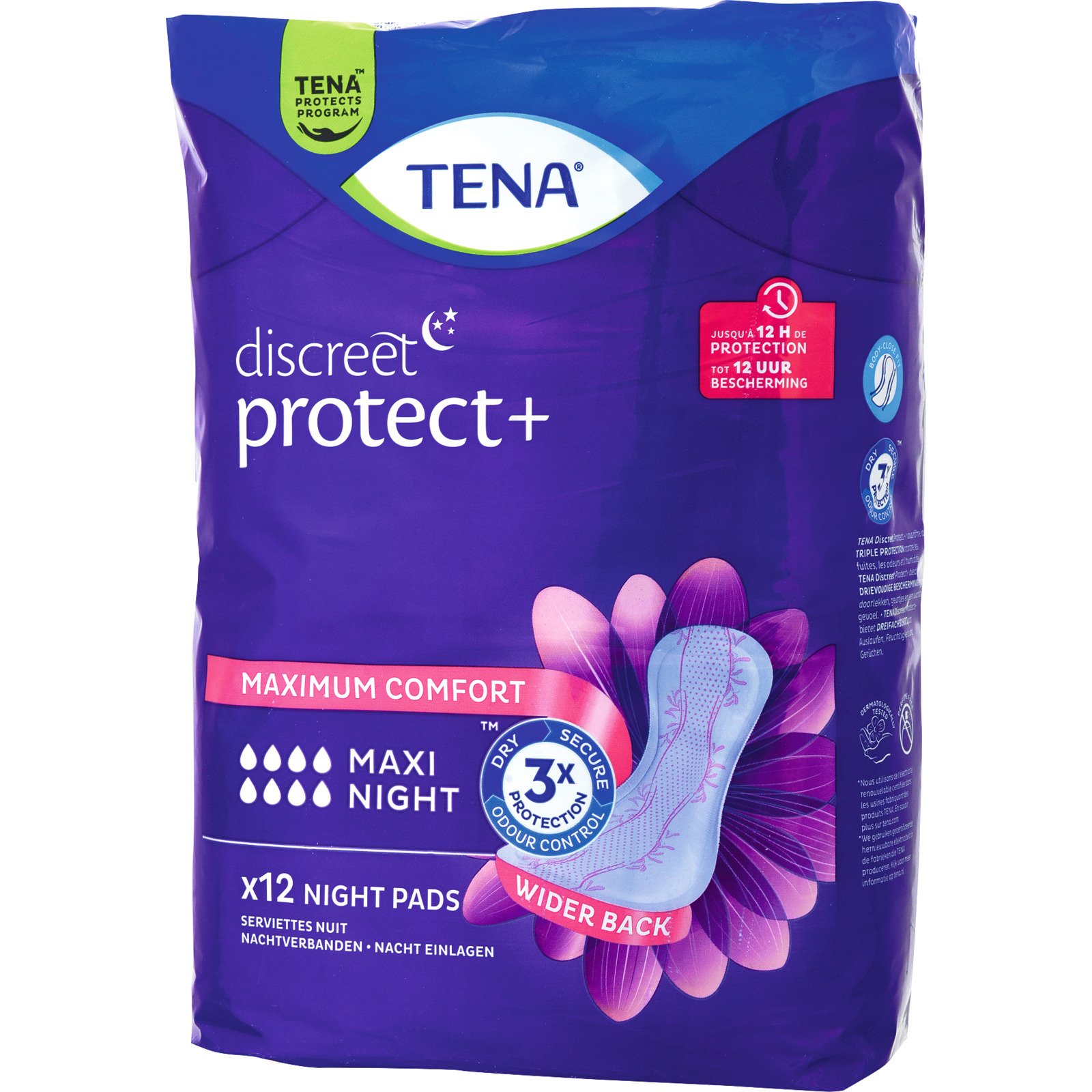 Tena Discreet Slipeinlagen Maxi Night 12 Stück