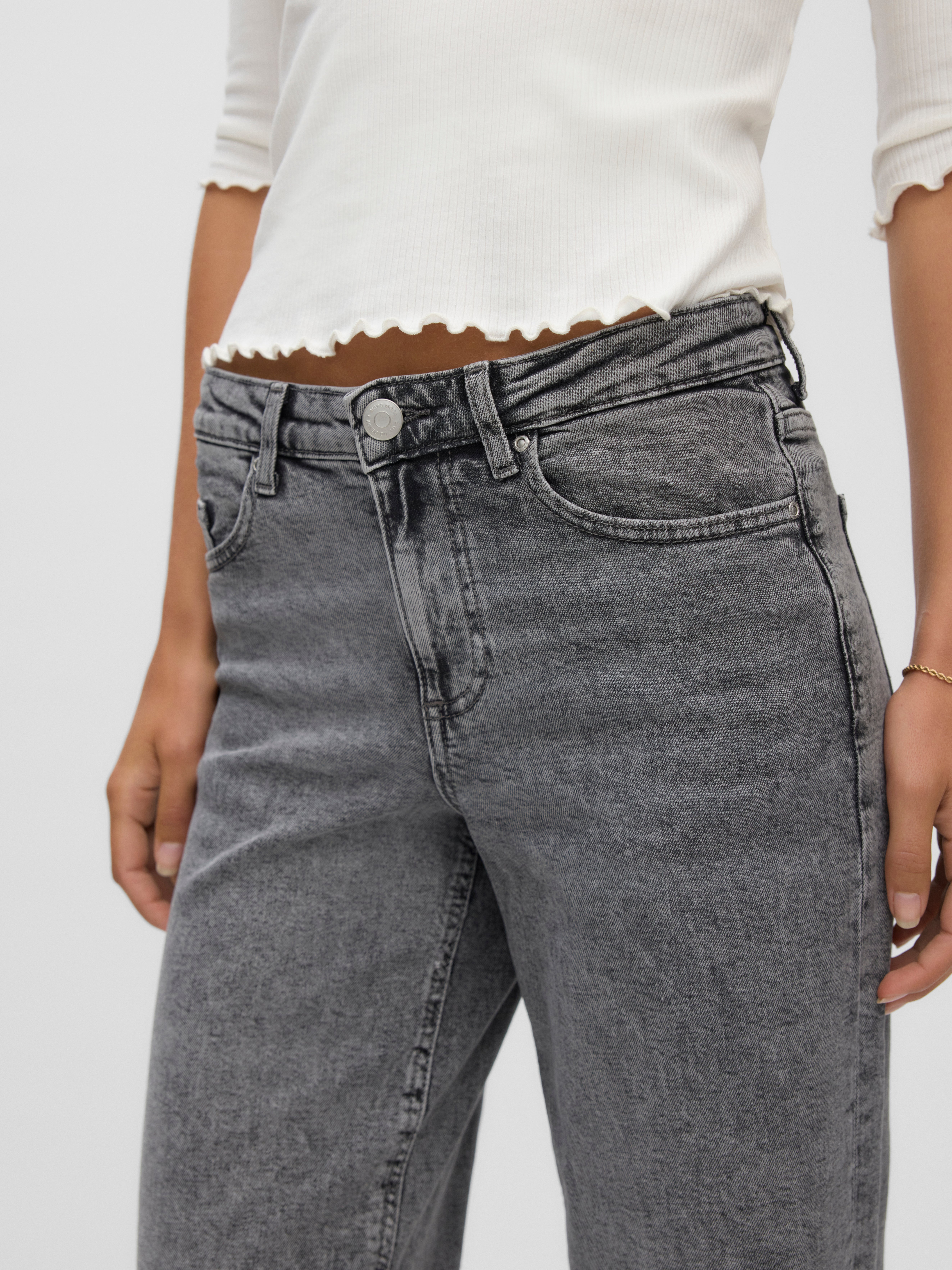 VMSANDIE-STRETCH Mid rise Wide fit Jeans