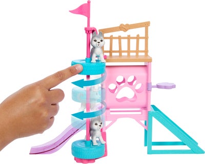 Barbie and Stacie to the Rescue Lekesett med Dukke Hundehinderbane