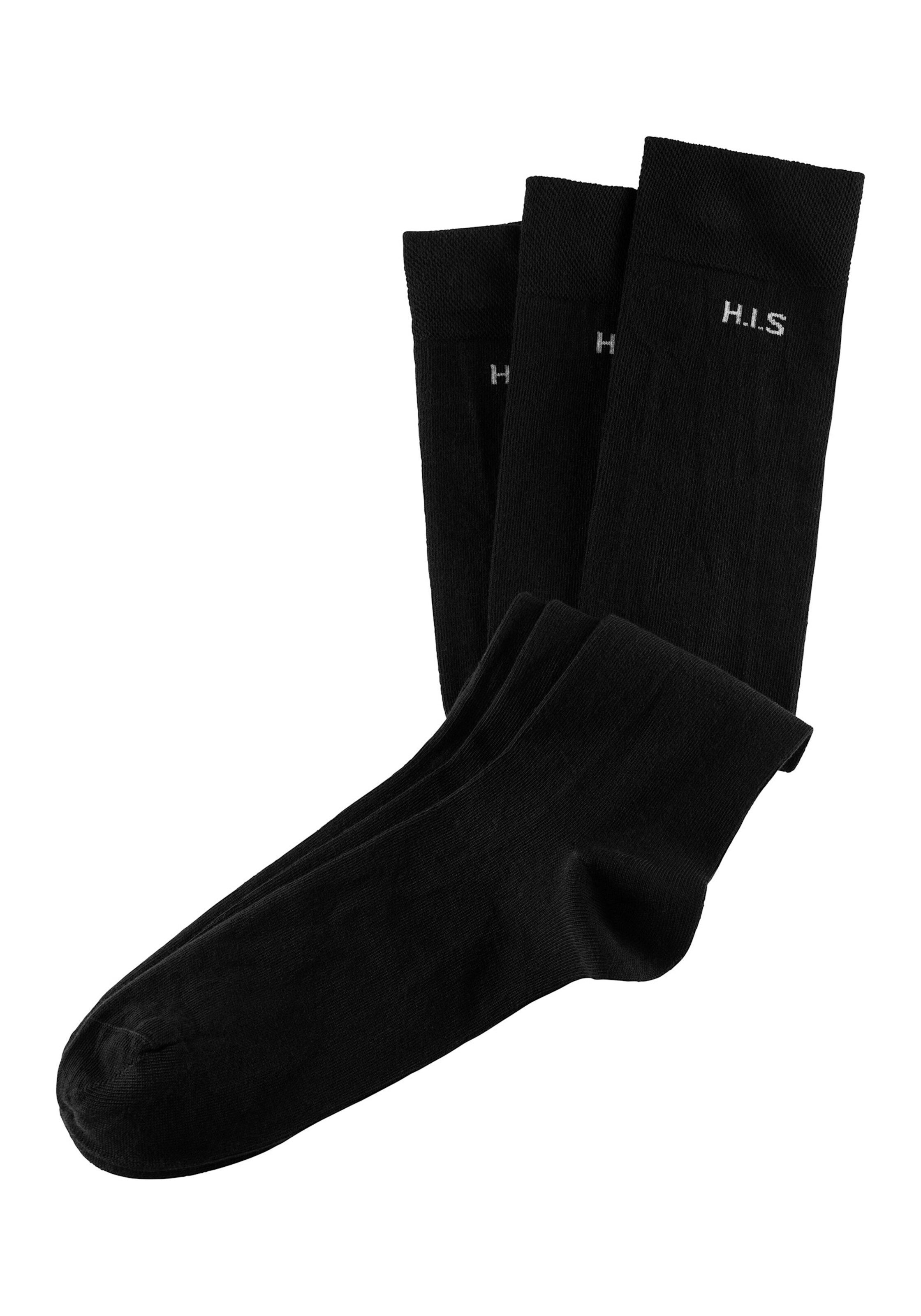 H.I.S Kniestrümpfe in schwarz