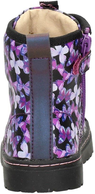 Shoesme Veterschoen hoog zwart