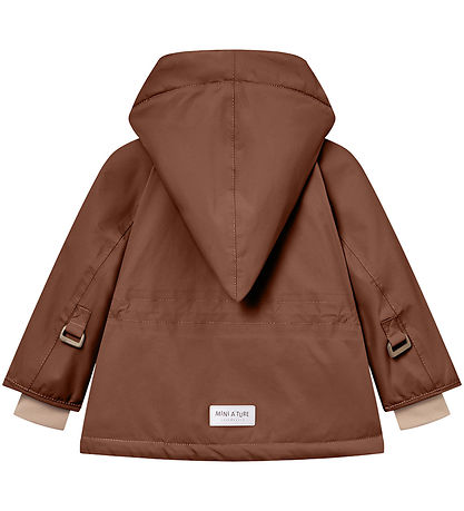 Mini A Ture Vinterjakke - Wang Fleece - Rootbeer Brown