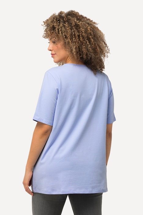T-Shirt, A-Linie, Carree-Ausschnitt, Halbarm
