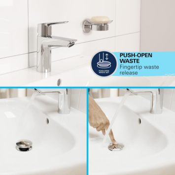 Grohe wastafelkraan Start edge S-size QuickFix chroom