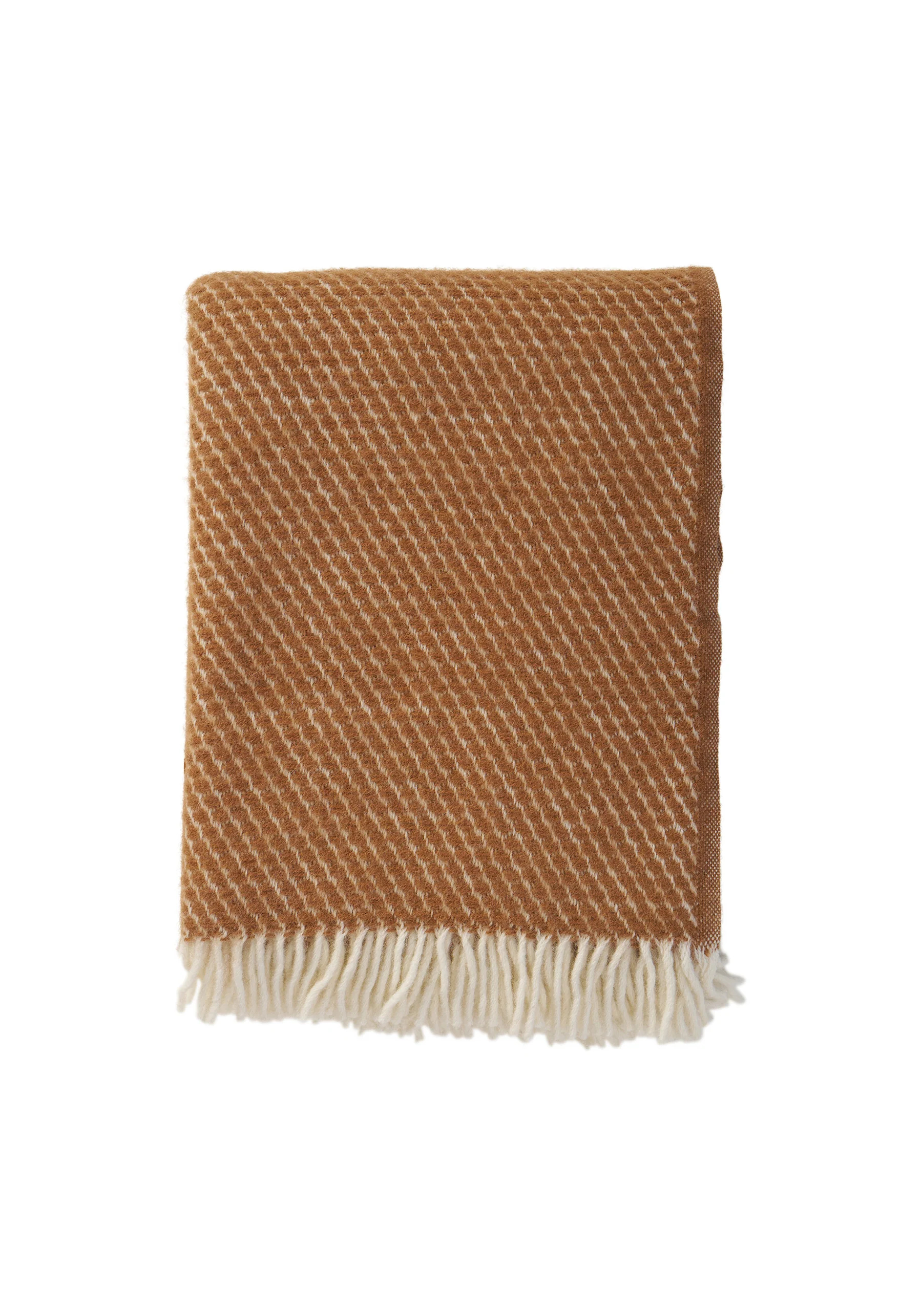 Klippan Yllefabrik Wolldecke Velvet Mocha Mousse