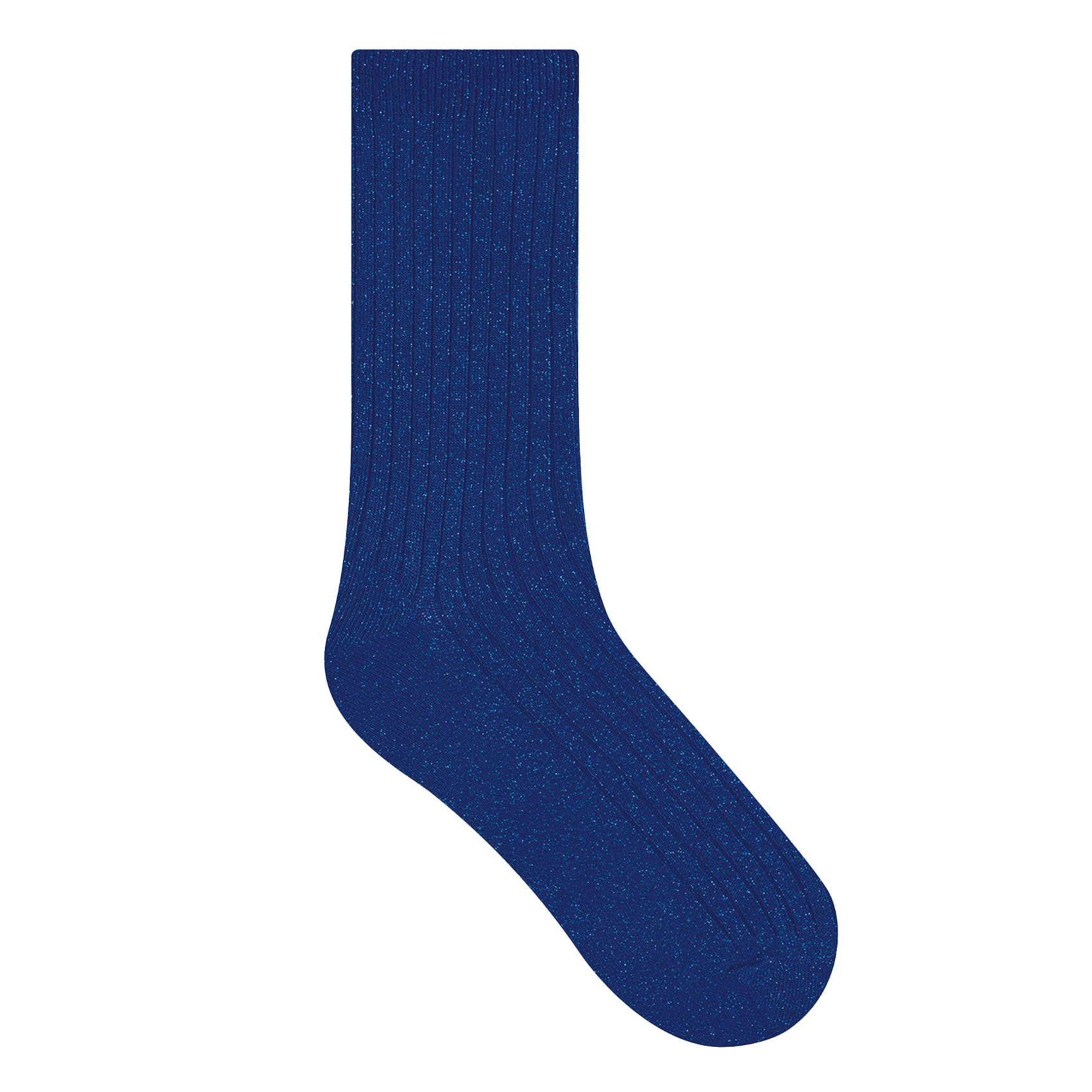 Chaussettes pailletées en coton mélangé | Bleu