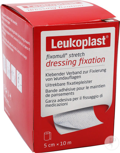 Bsn Medical Leukoplast Fixomull Stretch Tissu Auto-Adhésive 10m x 5cm 1 Pièce