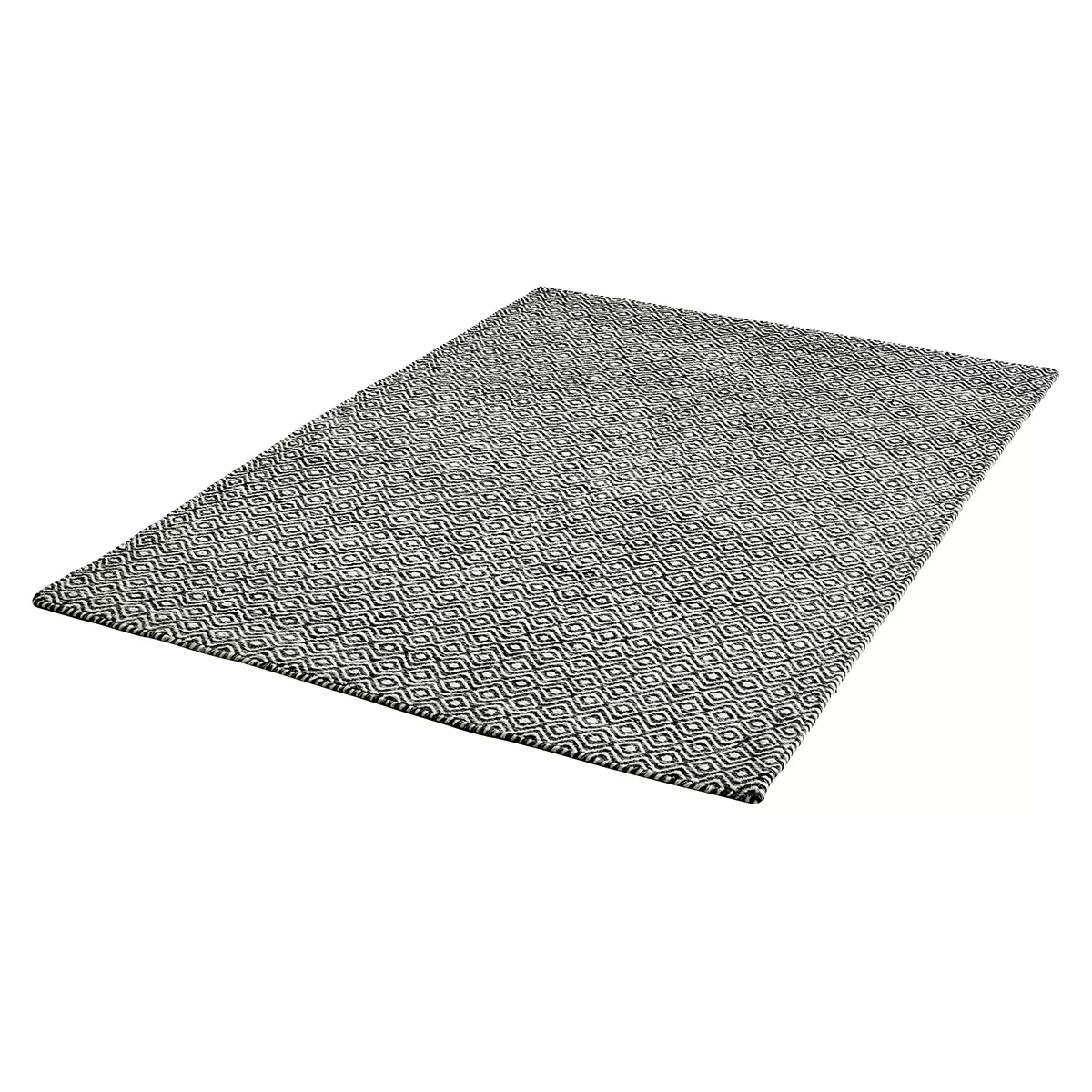 Teppich My Jaipur schwarz,weiss