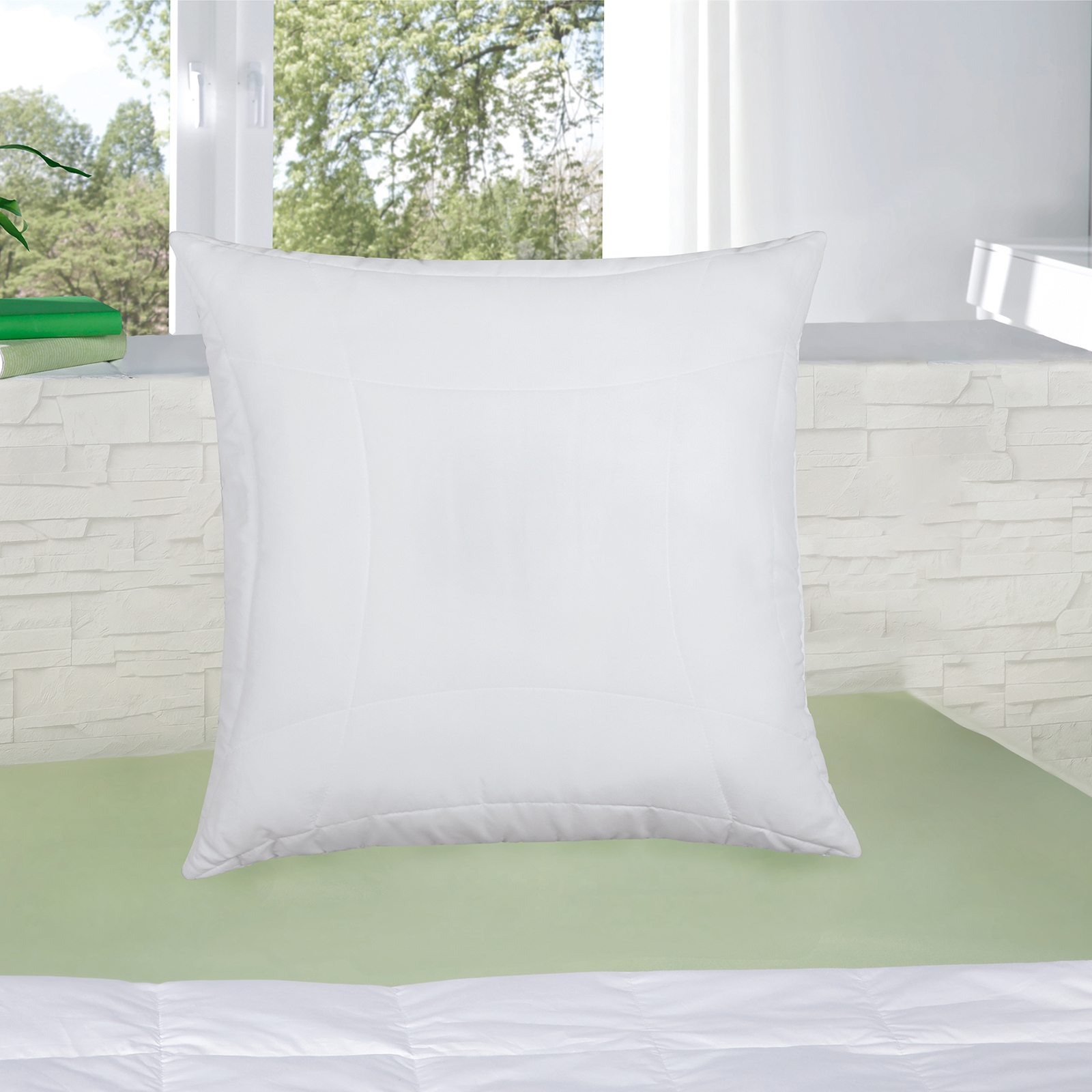 Kopfkissen - weiß - 750 g - 80x80 cm