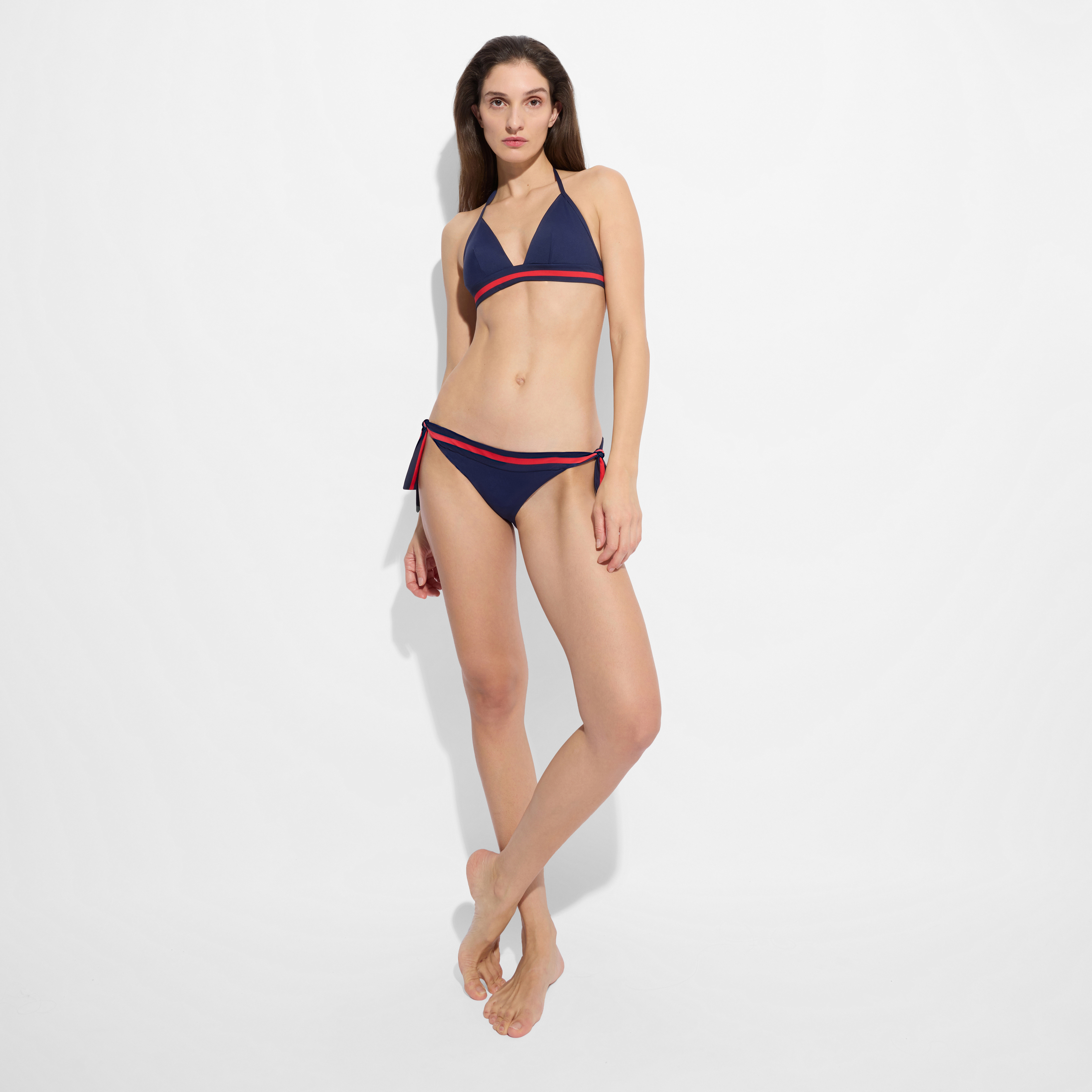 Haut de Maillot de Bain Foulard Femme Uni - Vilebrequin x Ines de la Fressange