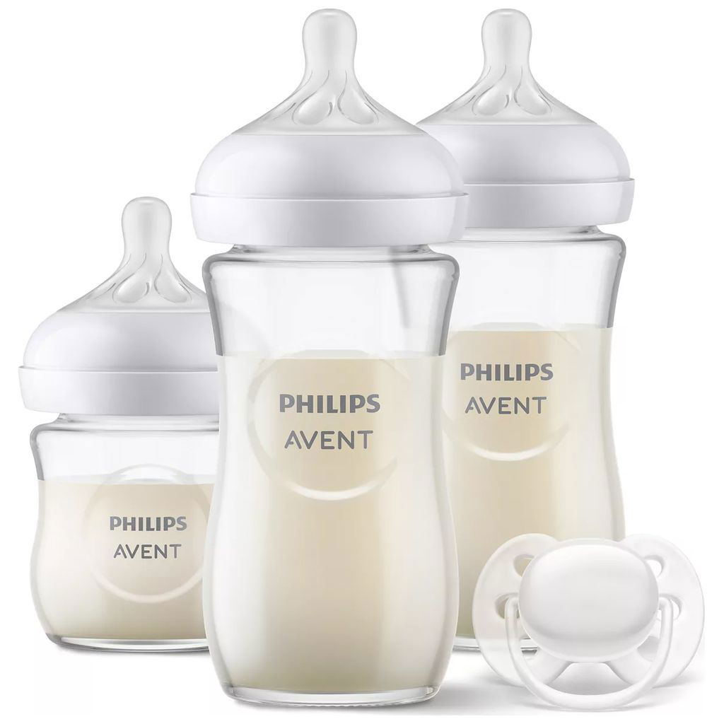 Philips AventPhilips Avent   Natural Response Kleines Flaschen Set aus Glas für Neugeborene