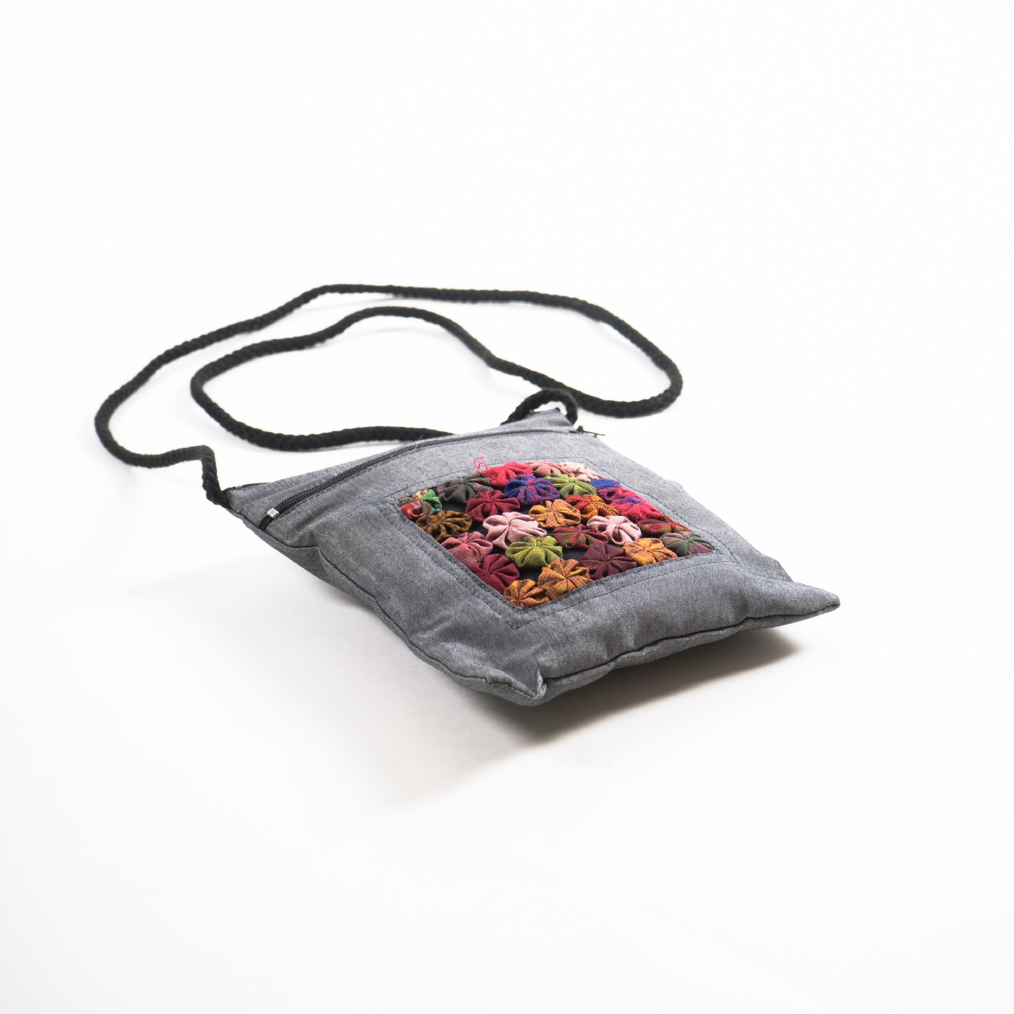 Schultertasche, grau, B 16 cm, H 19 cm günstig bestellen