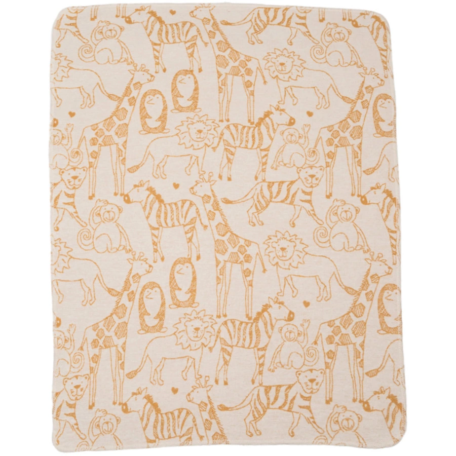 FUSSENEGGER Babydecke Safari gold
