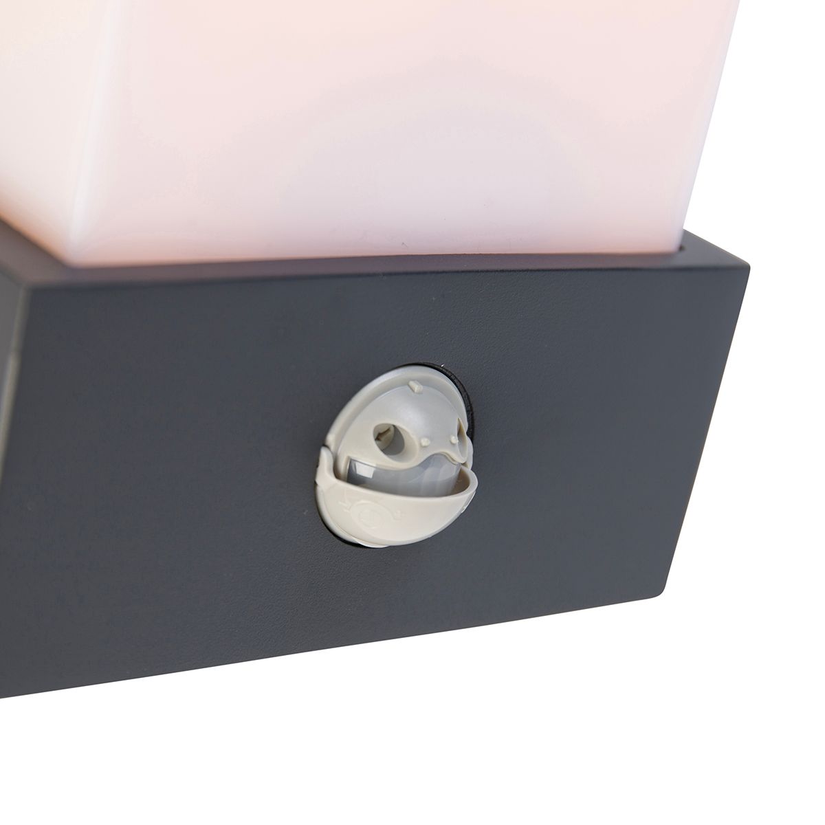 Buiten wandlamp donkergrijs IP44 bewegingssensor - Tide