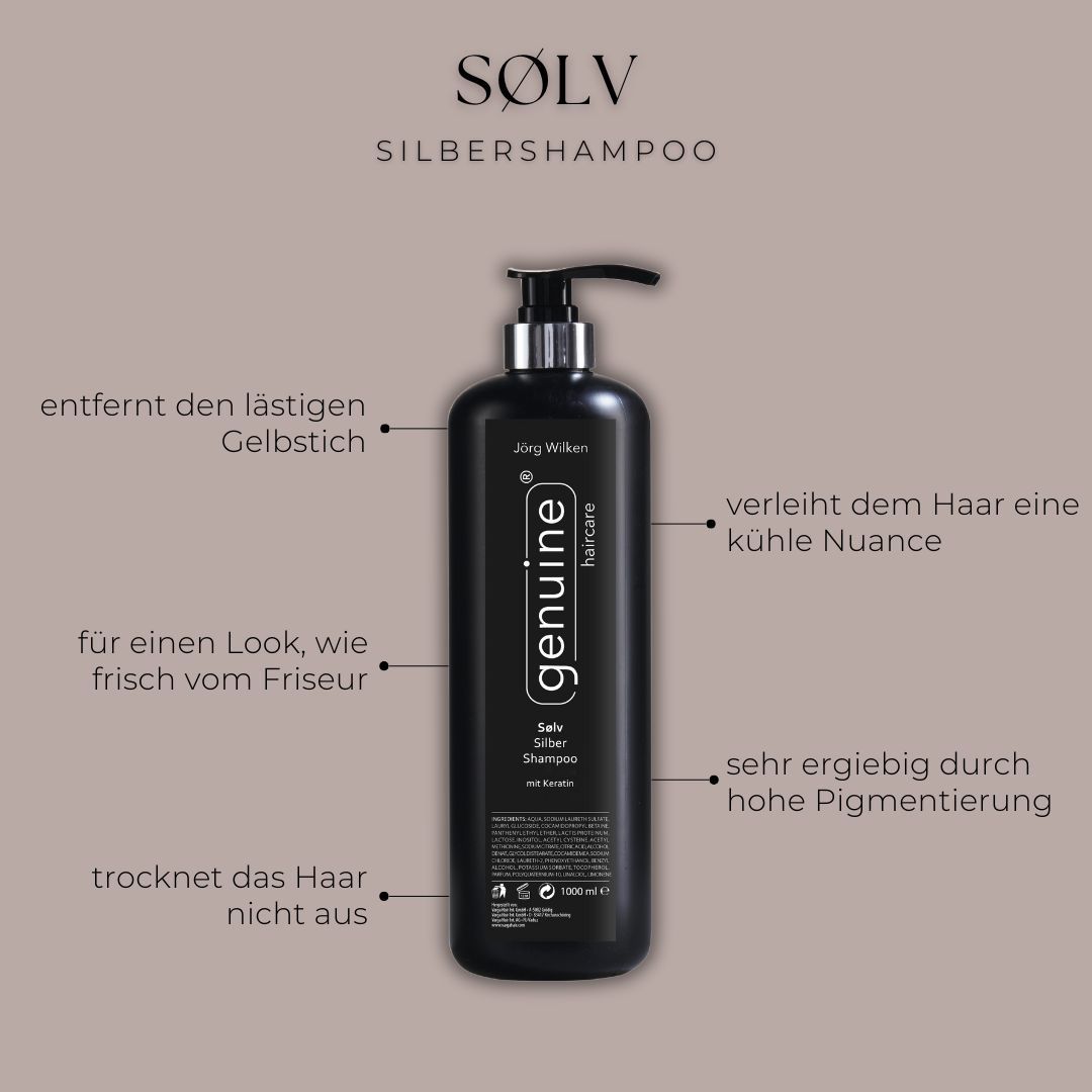genuine haircare - Sølv Silber Shampoo