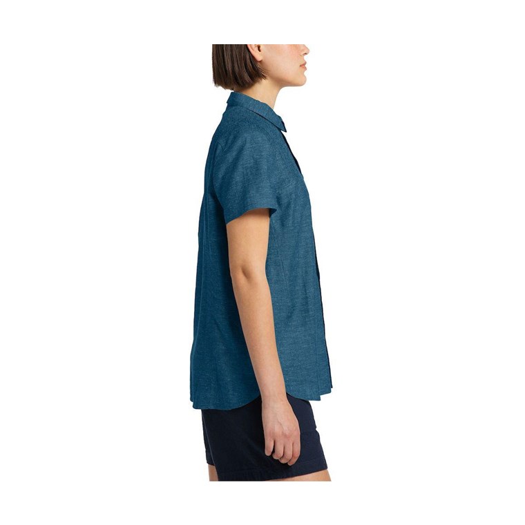 Haglöfs Dal SS Shirt Women Dark Ocean