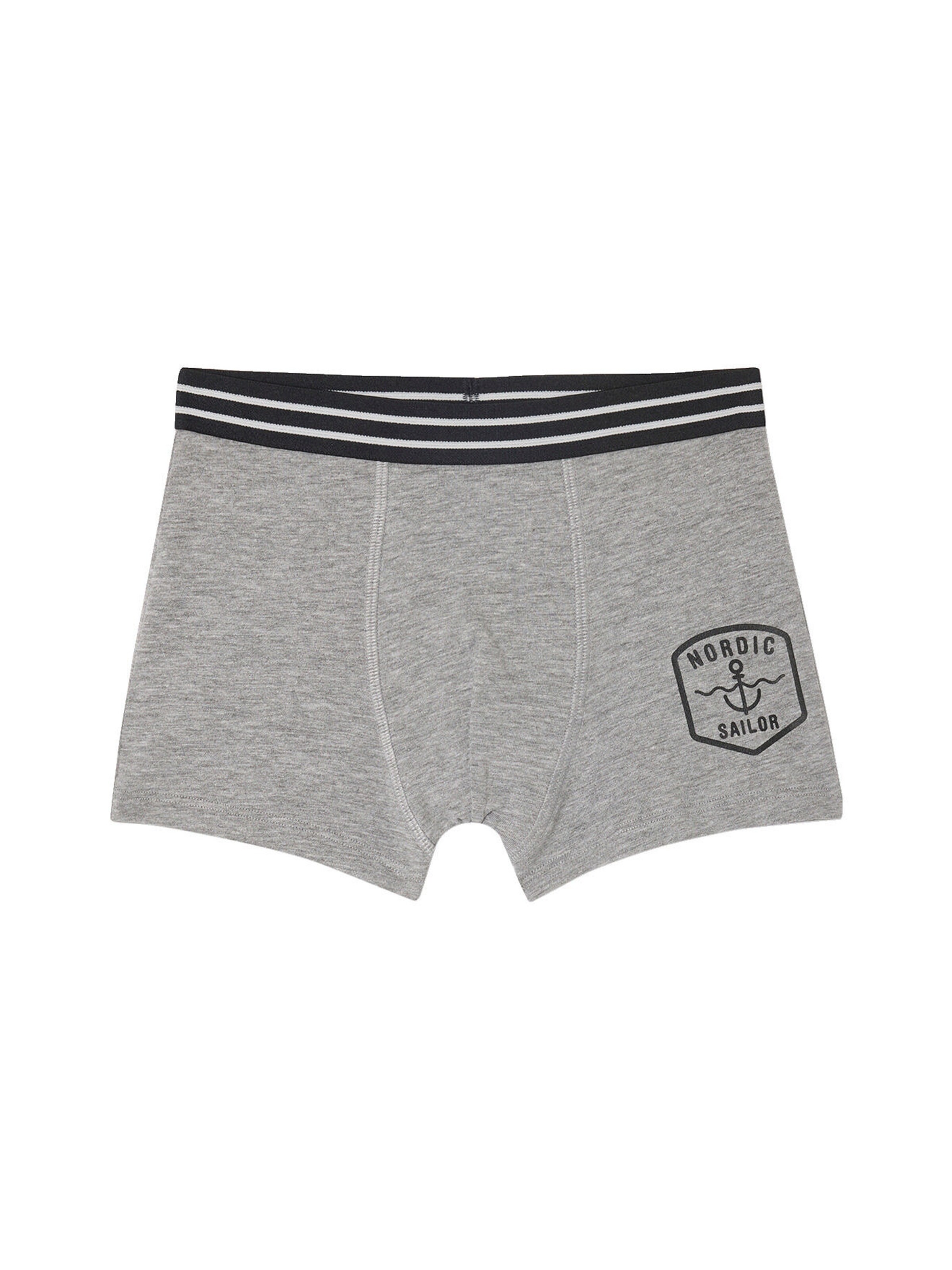 Vertbaudet Bio-Kollektion: 5er-Pack Jungen Boxershorts SAILOR rot
