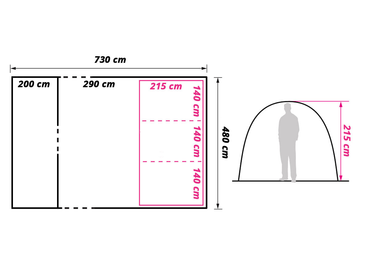 Obelink Familia 6 TC tunneltent