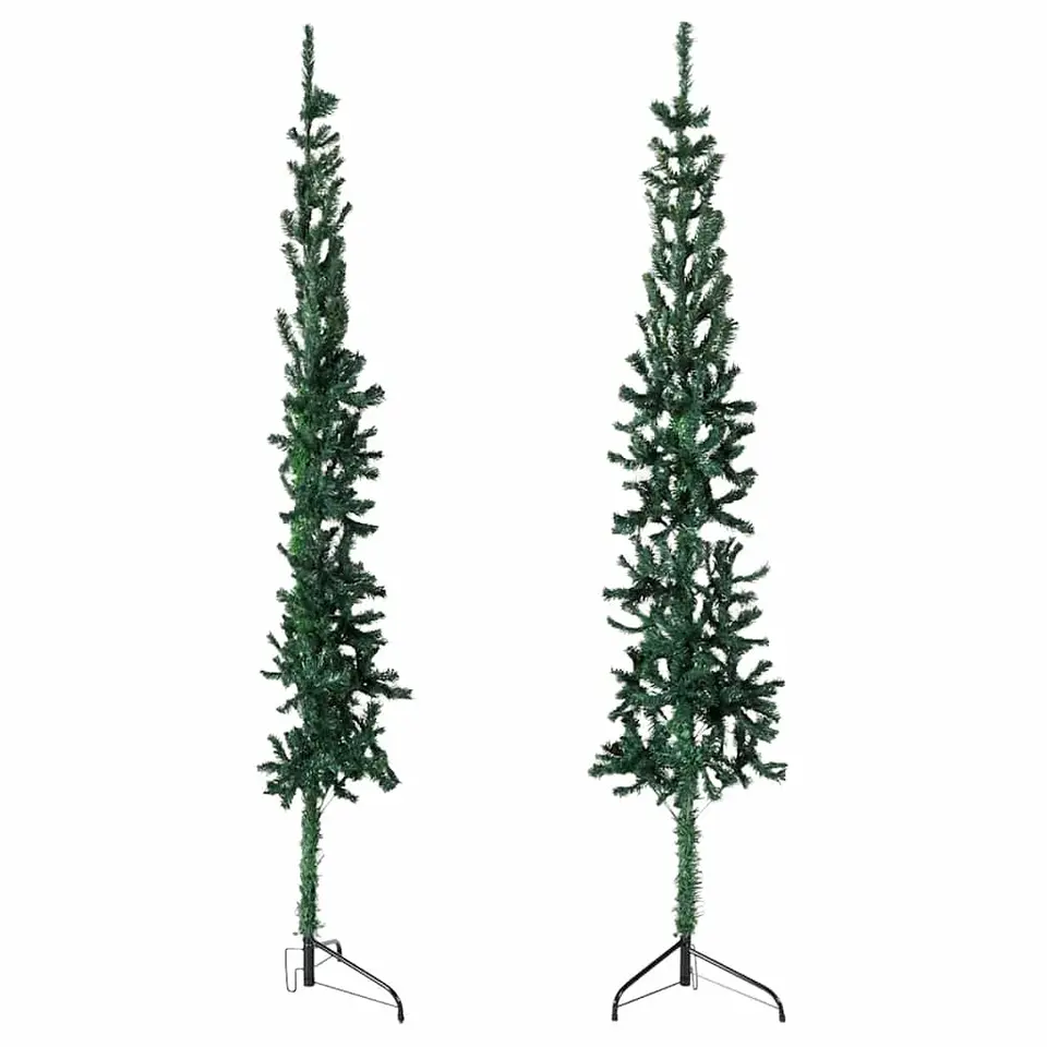 vidaXL - Halve Kunstkerstboom - Groen - 120 cm