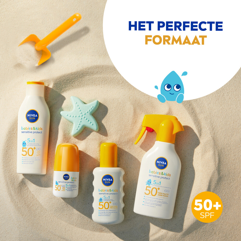 Nivea Sun Zonnespray Babies & Kids Sensitive Protect SPF 50+270 ml