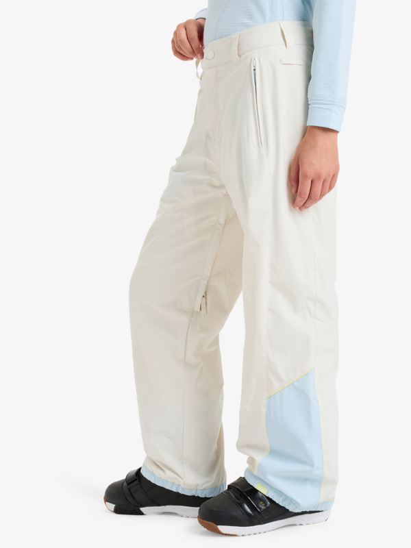 Steeply Pantalon de snow technique Blanc Femme