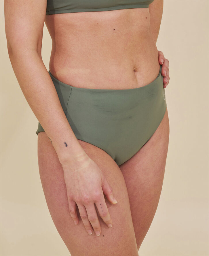 Cartel Copenhagen Ubud højtaljet bikini underdel - Army Army