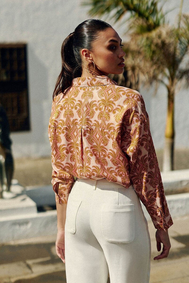 LA PETITE ETOILE<br>Blusa de manga comprida estampada CHANTI