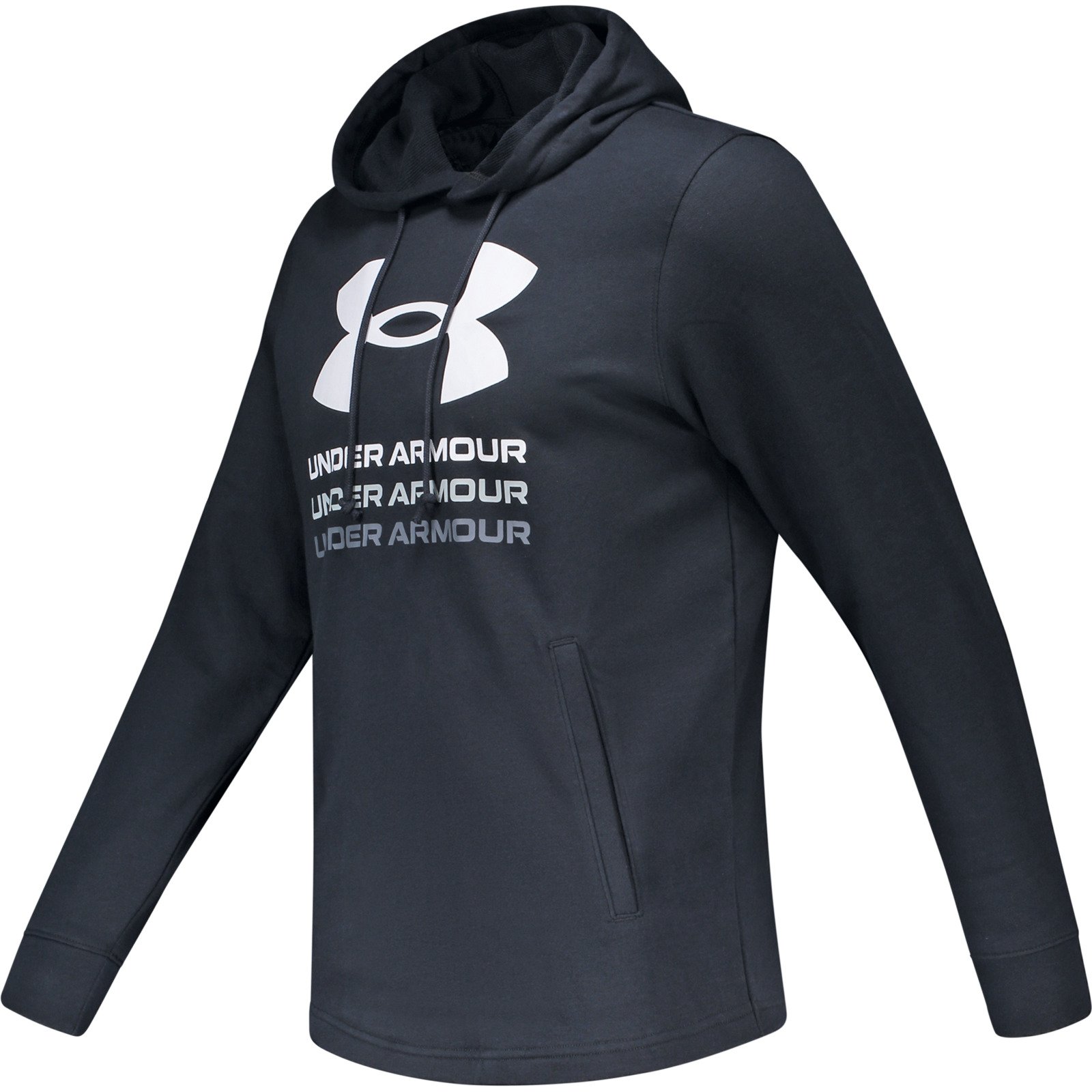 Under Armour Herren-Hoodie Rival Terry Graphic S, schwarz