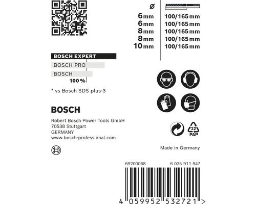 Bosch Professional SDS Plus betonboor Ø 6 x 165 mm