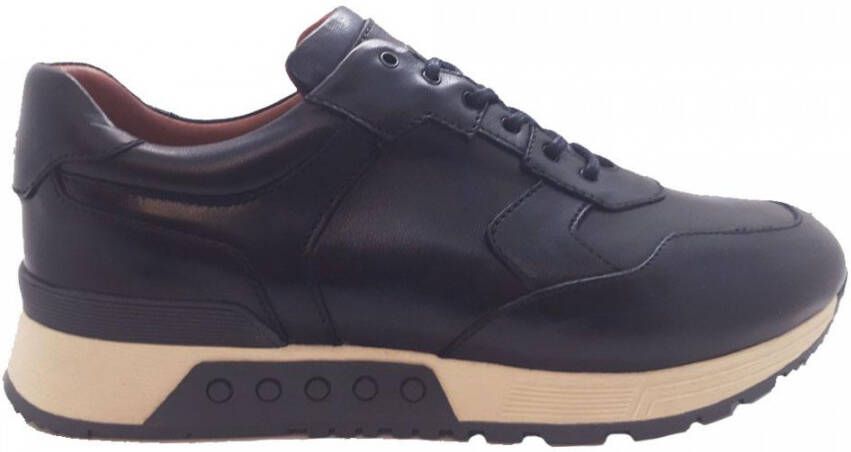 Greve Haarlem K Lage sneakers Leren Sneaker Heren Blauw +
