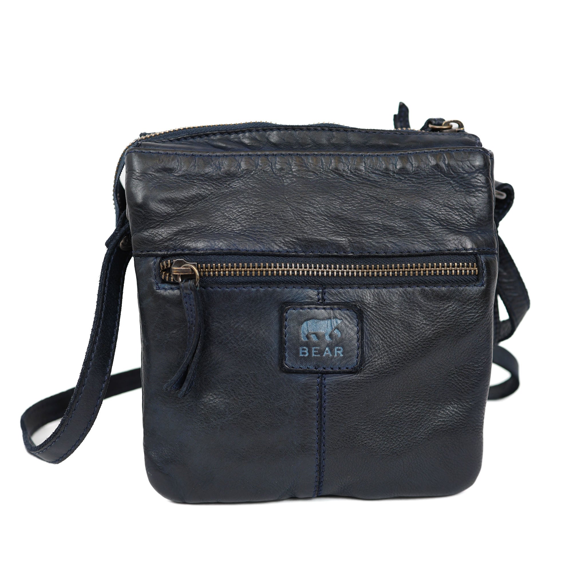 Klein schoudertasje 'Monique' donkerblauw Donkerblauw
