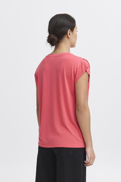 Ichi roze dames t-shirt