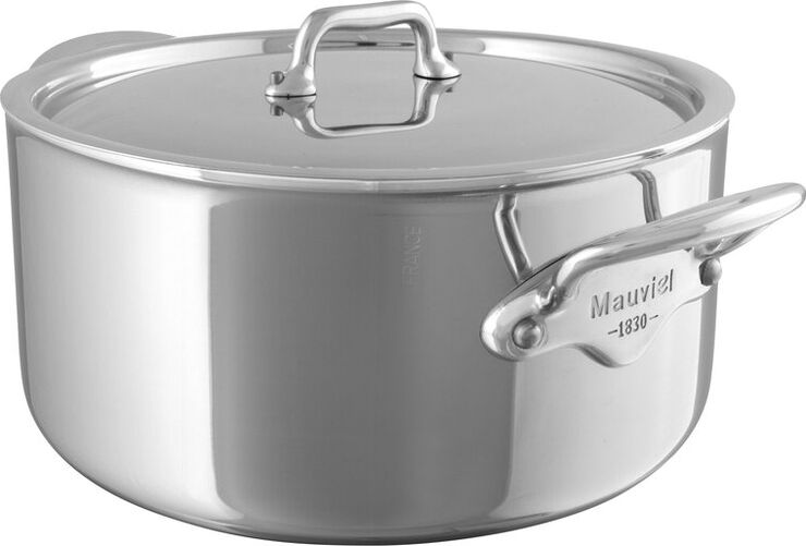 Mauviel Cook Style gryde med stållåg stål 8 Stål