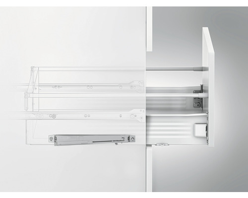 OPTIFIT soft-close mechanisme voor laden en uittrekelementen OPTIcomfort