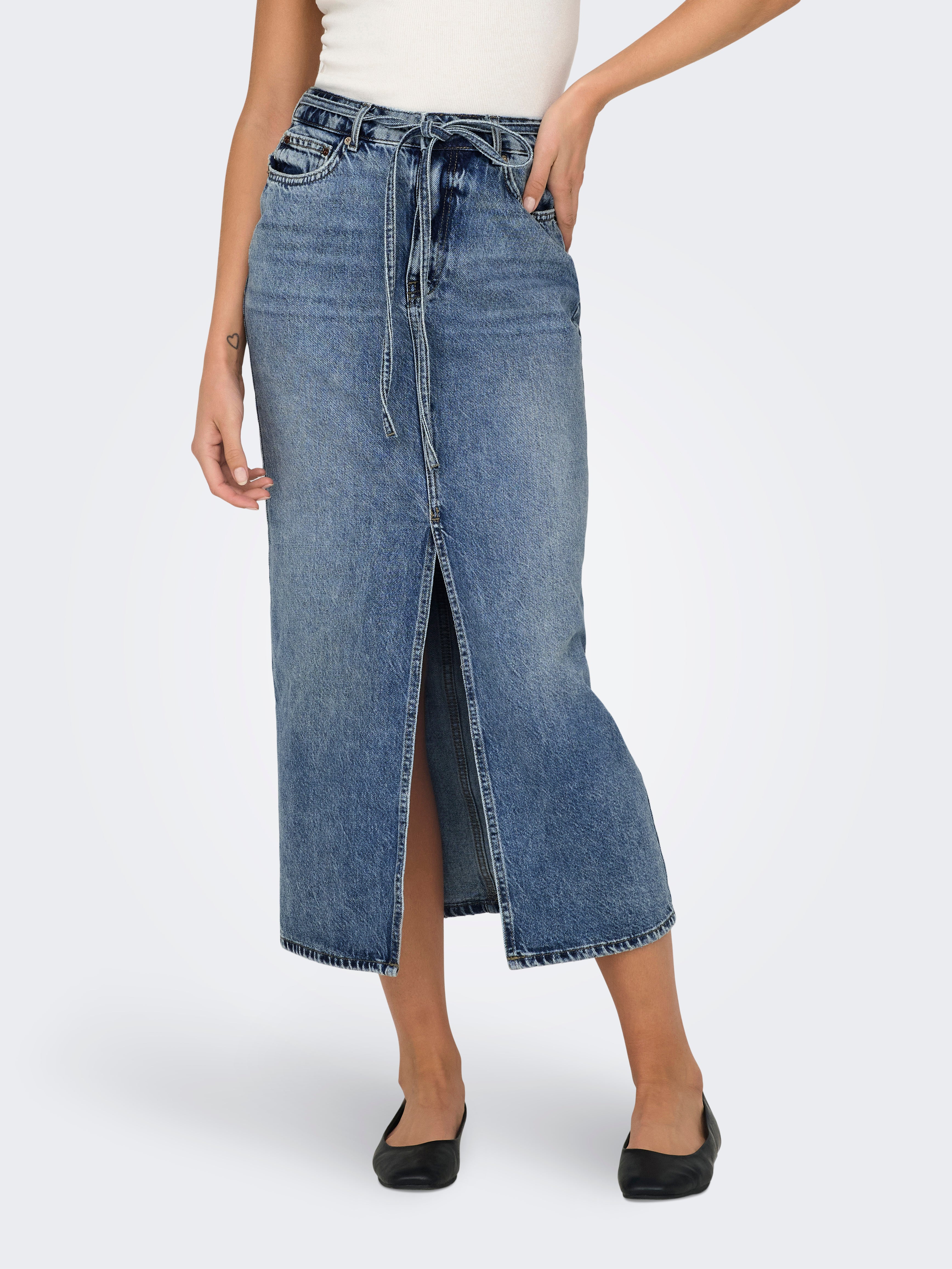 ONLGIANNA Jeansrock Medium Blue Denim