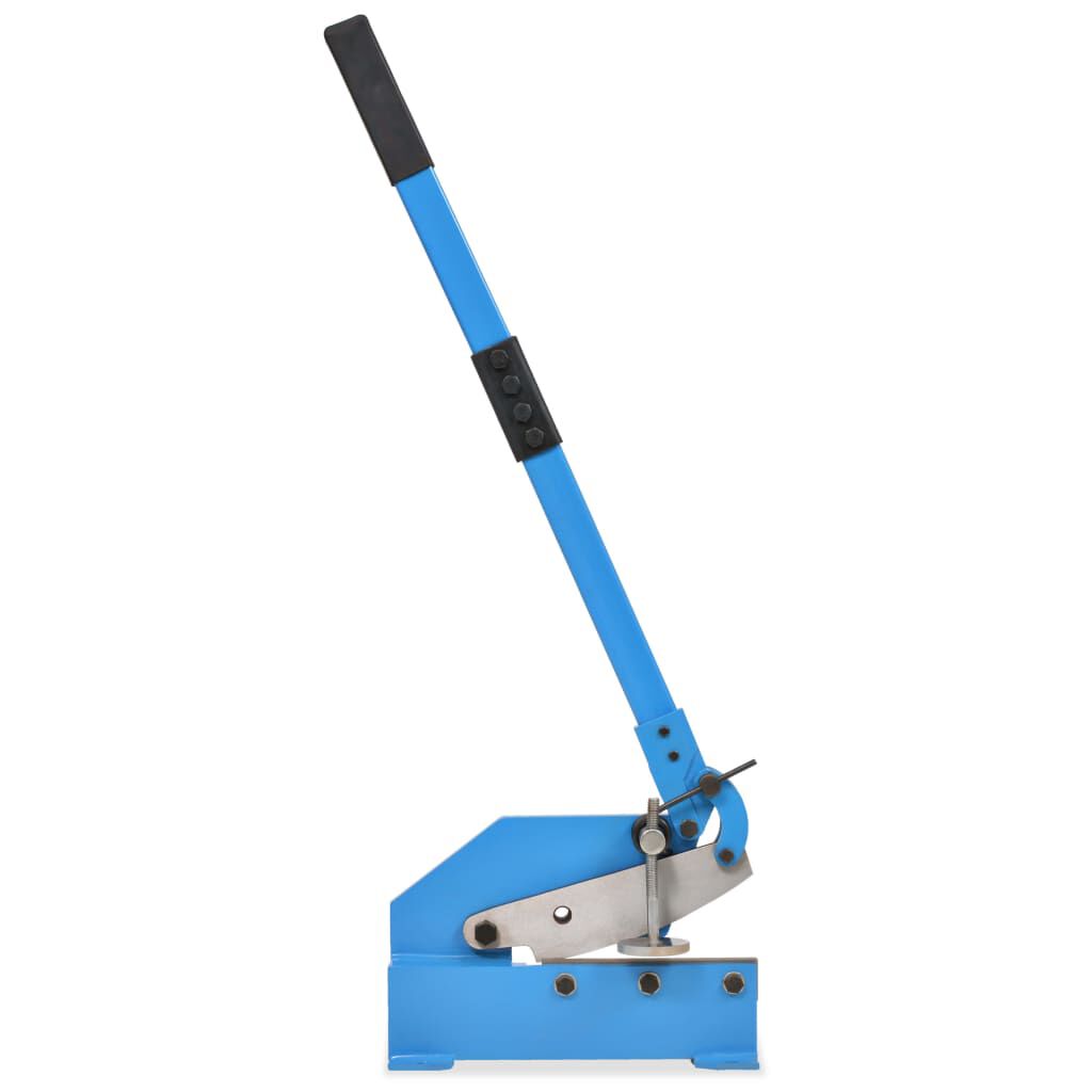 vidaXL Guillotineschaar, plaatmetaal guillotine, 200 mm, blauw