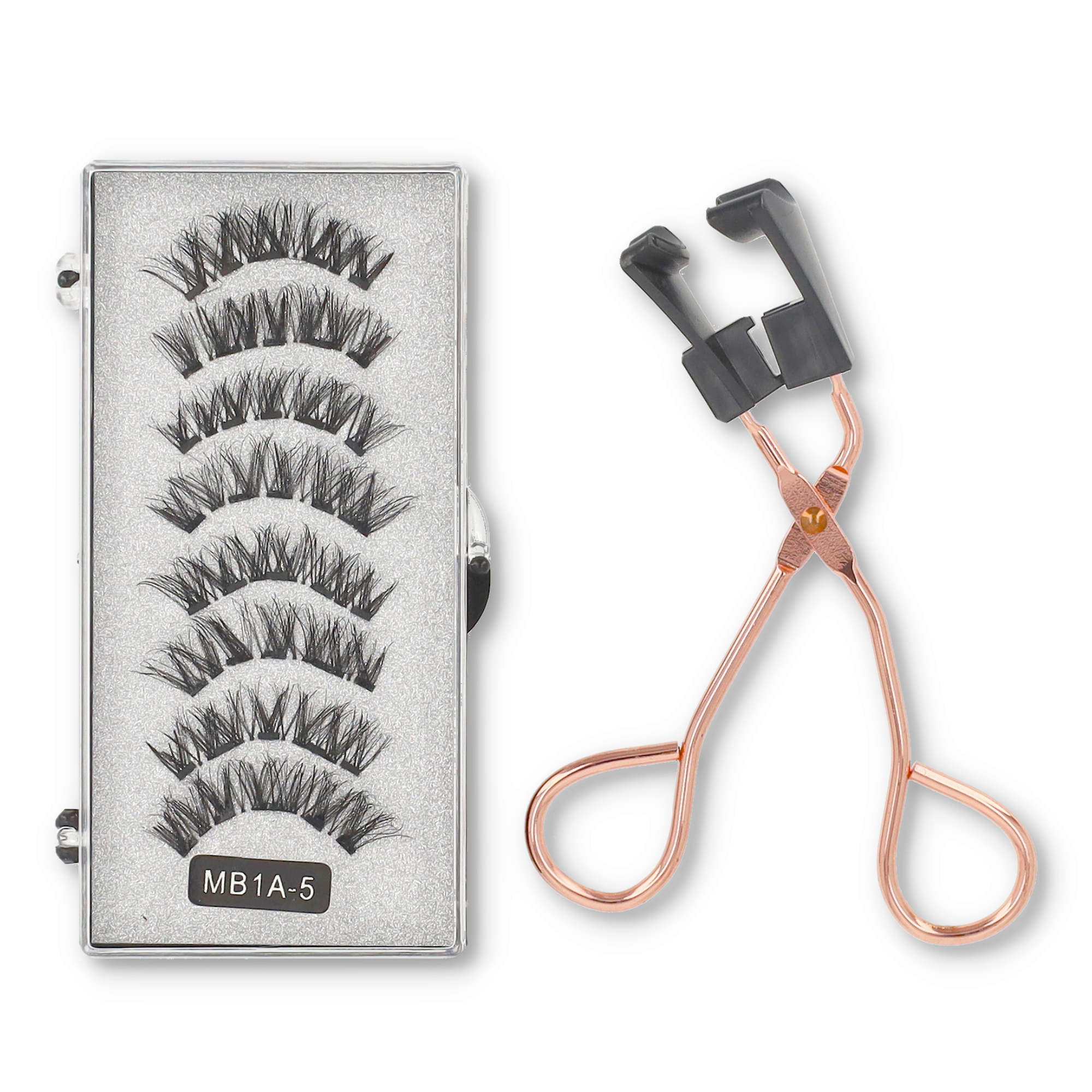 (9-tlg. Set) Magnetisches Wimpern Set Fake Volume Lashes mit Magnetischer Pinzette