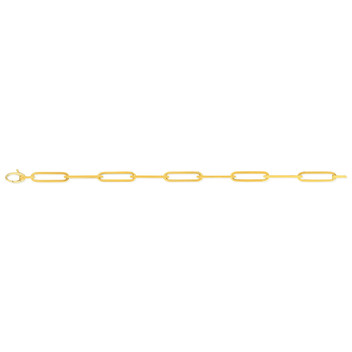 Bracelet or jaune 750 19 cm
