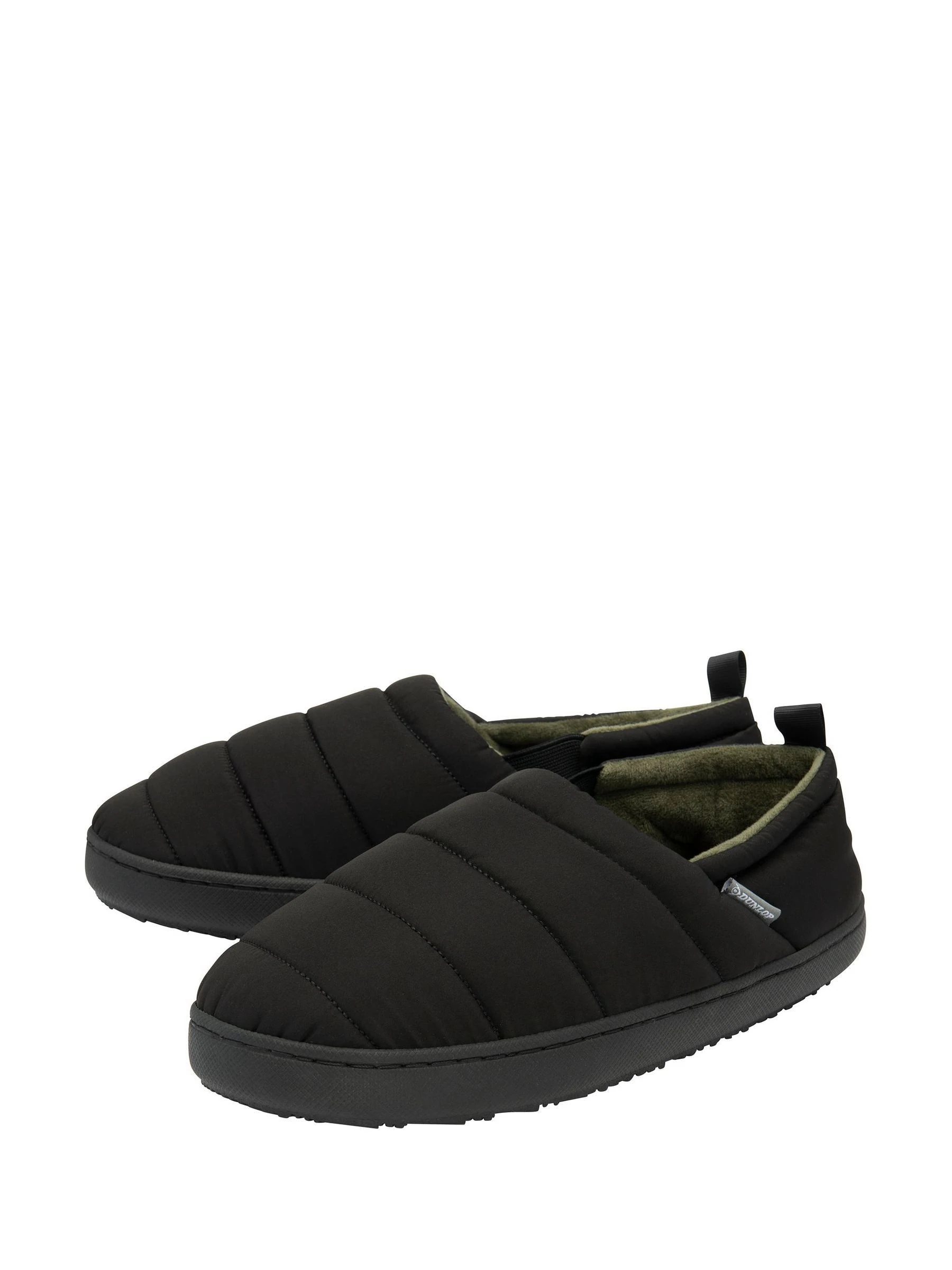 Zwart - Dunlop Nylon Full Slippers
