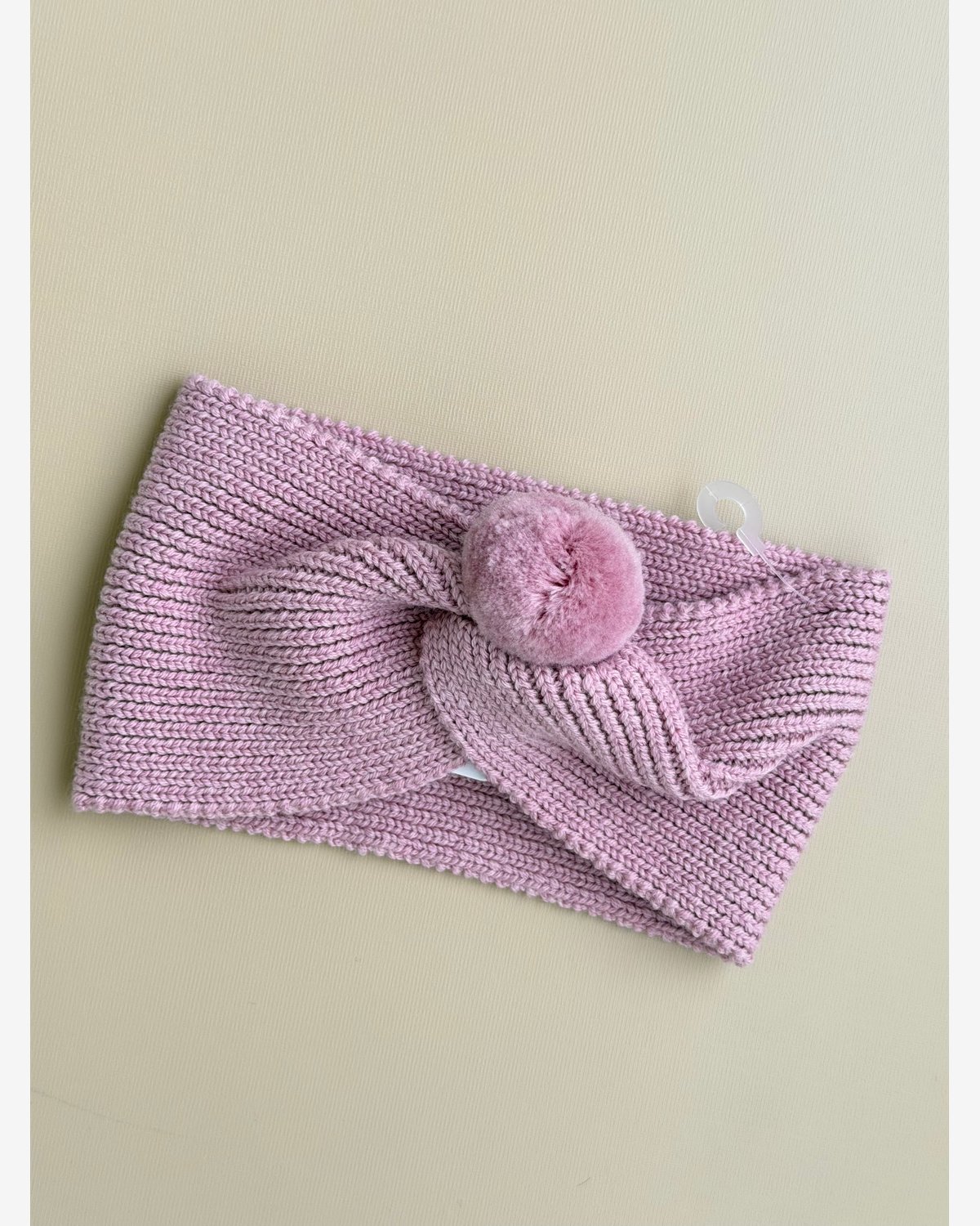 Pannebånd med dusk – 100% Merino | Hodebånd Pompon