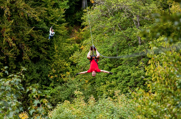 Flying Fox in Berlingen als besondere Geschenkidee