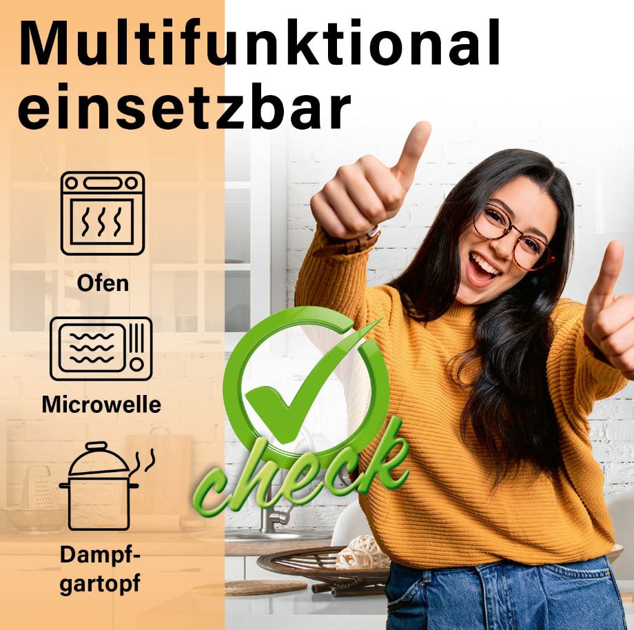GOURMETmaxx Backpapier-Schalenfür Heißluft-Fritteusen 50er-Set 23x23x4,5cm braun