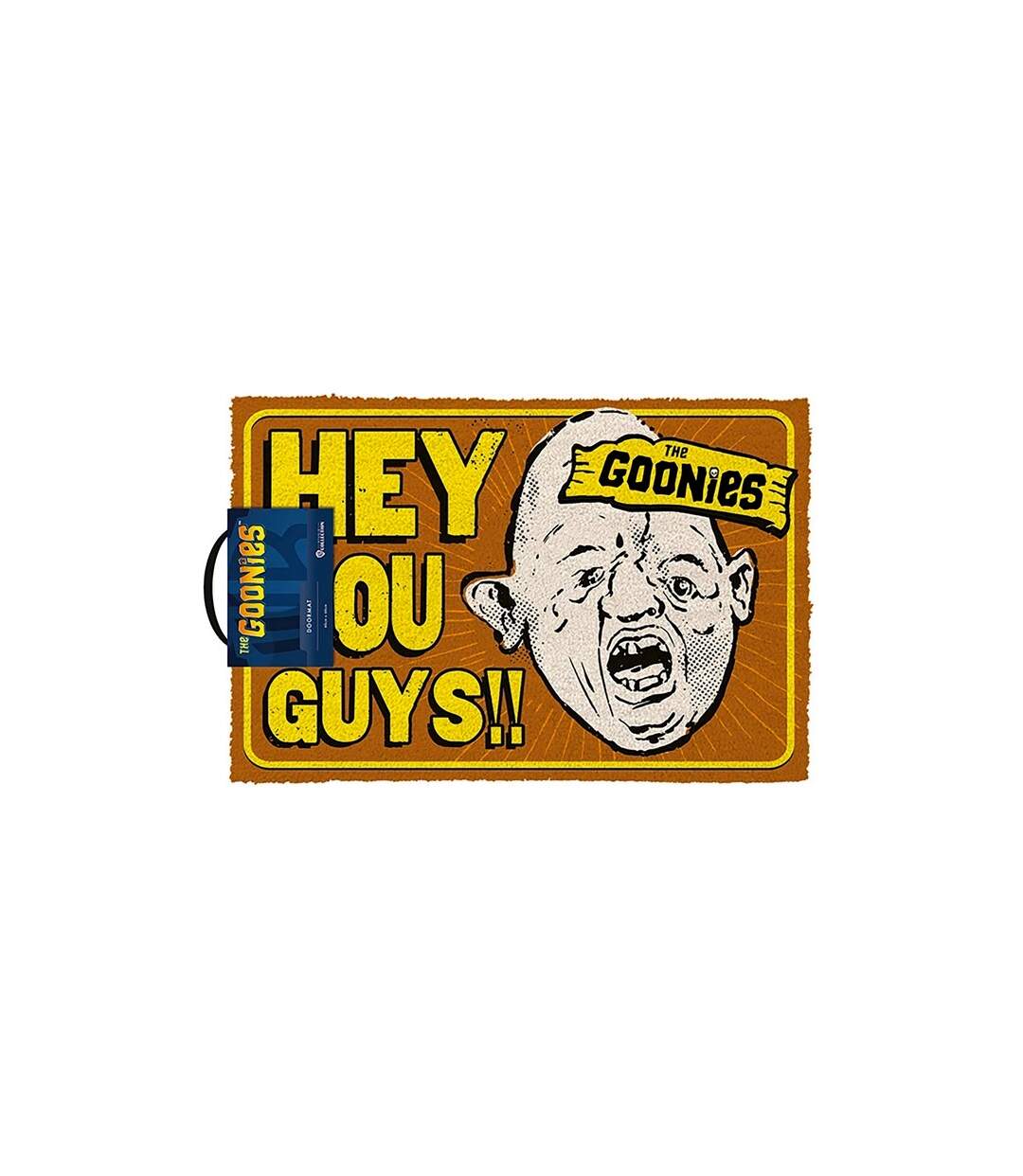 The Goonies - Paillasson HEY YOU GUYS (Jaune / Blanc) (60 cm x 40 cm x 1,5 cm) - UTPM3706