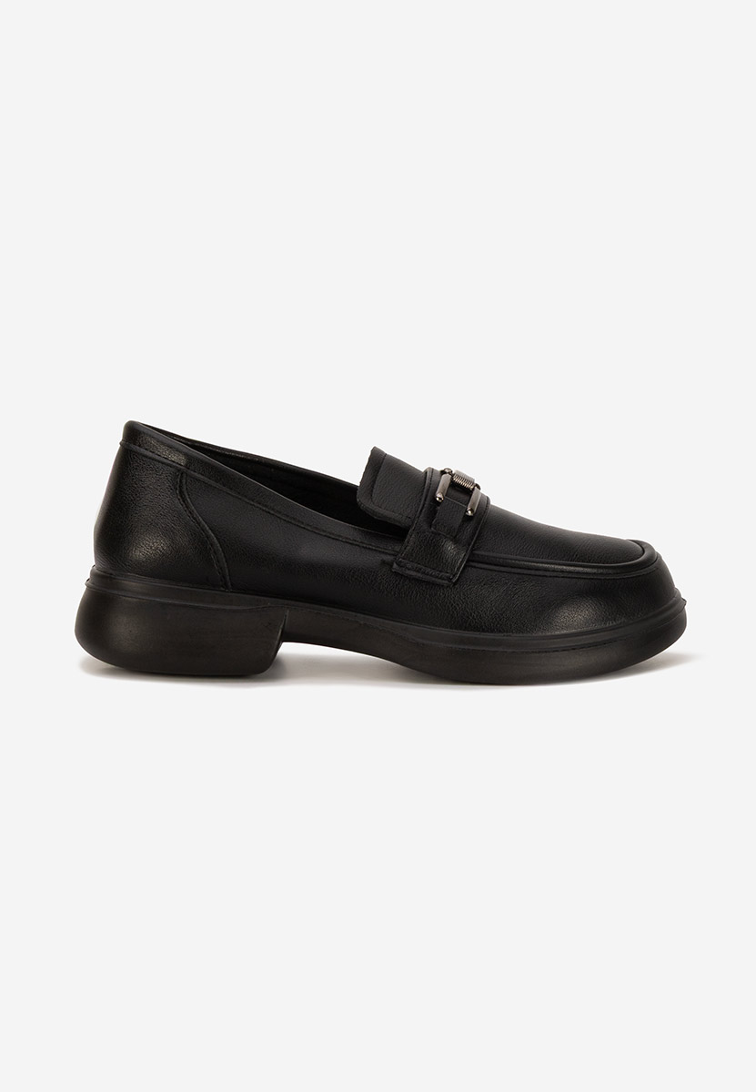Mocassins femme noirs Manari