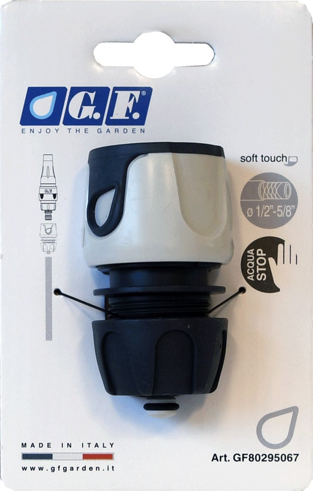 G.F. Garden koppelstuk anti-slip / waterstop blauw 8,5 x 4 x 13,5 cm