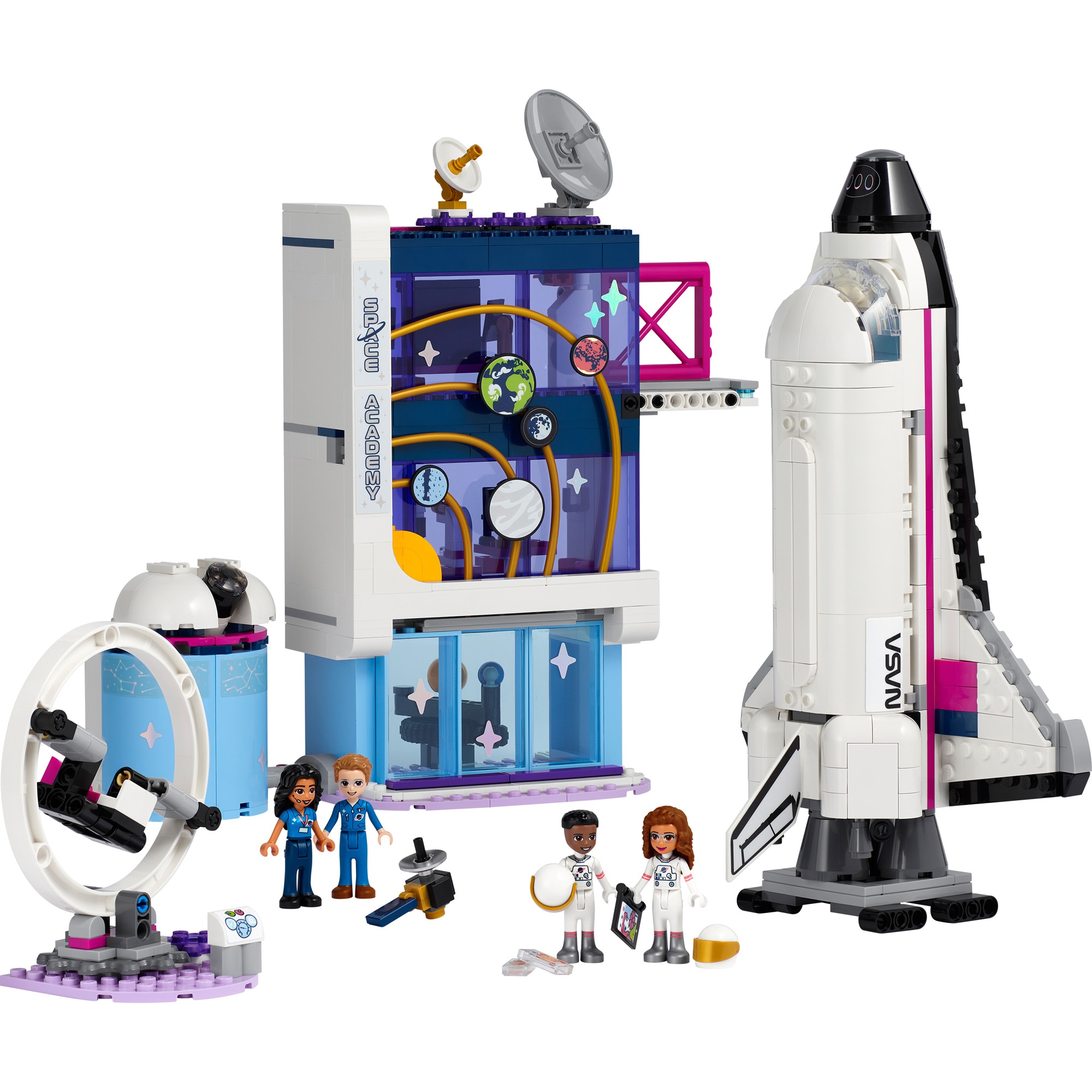 LEGO Konstruktionsspielzeug Friends Olivias Raumfahrt-Akademie