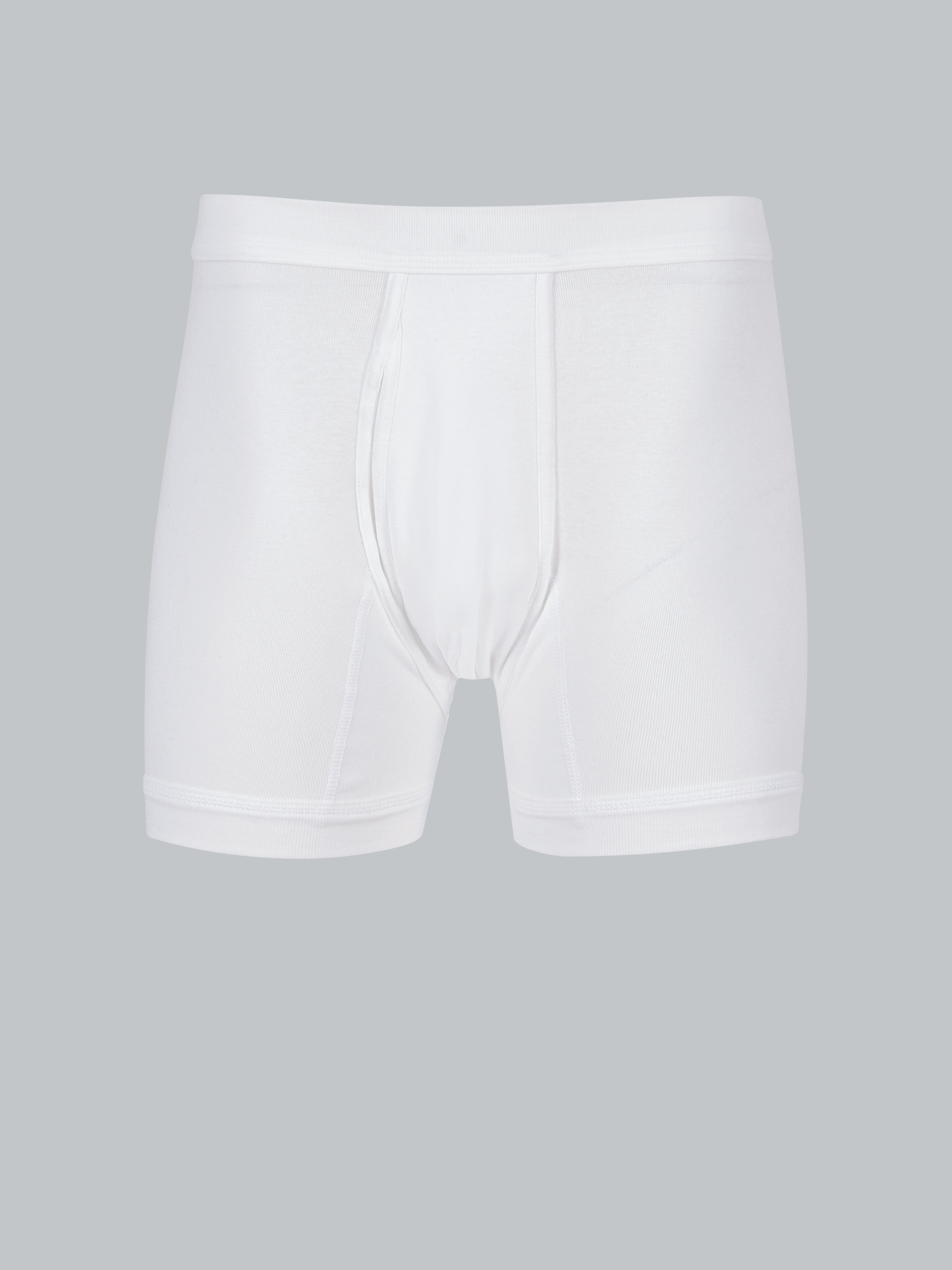 Unterhose Feinripp im Doppelpack Weiss